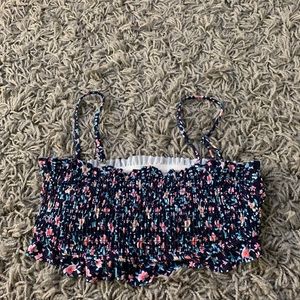 Flower bikini top bandeau